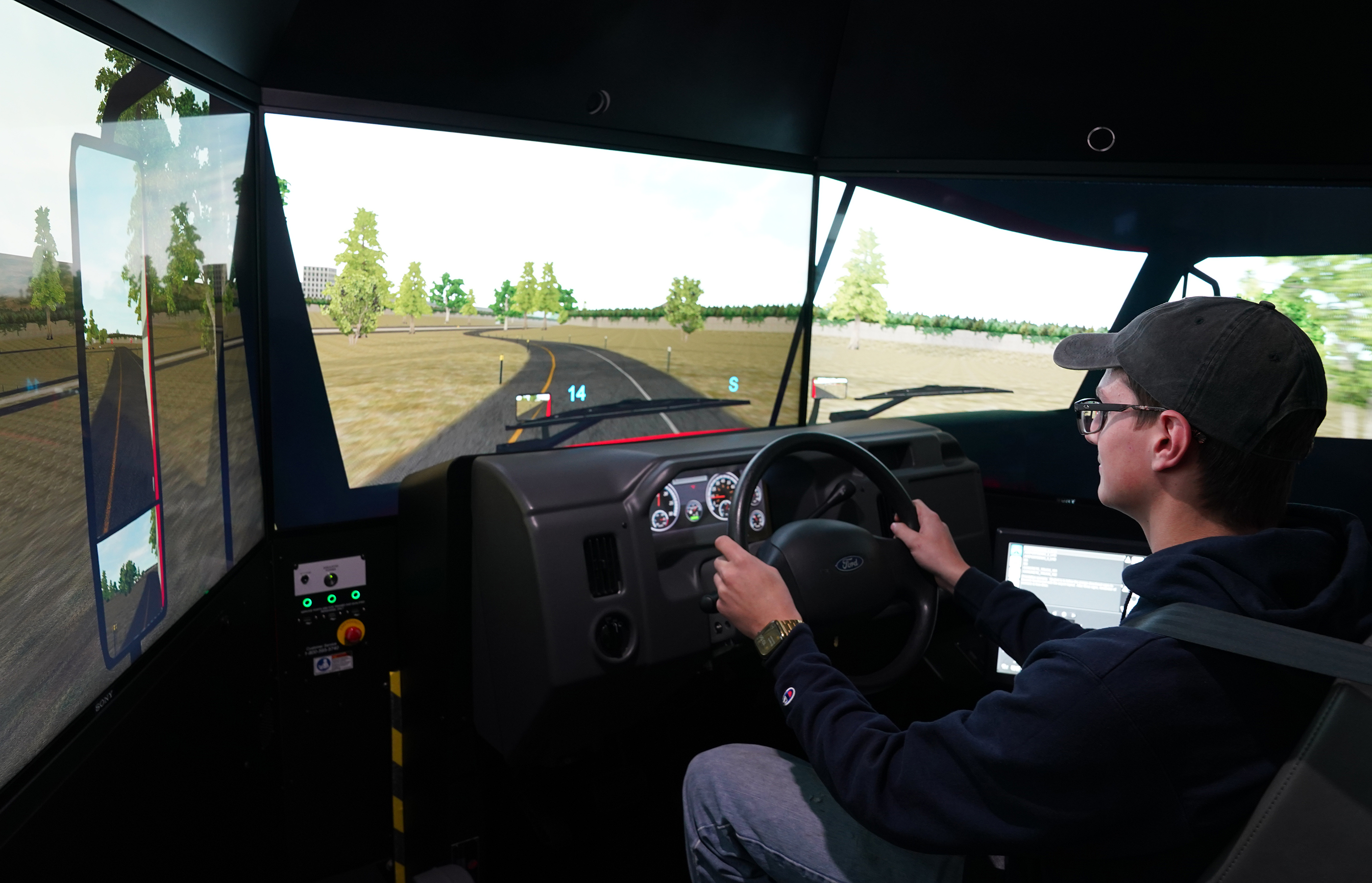 truck driving simulator